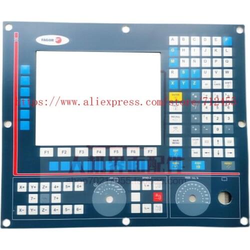 Fagor 8025M 8035 8040 8055 8055i NMON-55M-11-LCD CNC 807 HMI Panel Membrane Keypad buttons with 22 pin cable