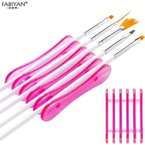 Holder Dispalyer Stand Rest Nail Art Makeup Brush Pen Acrylic UV Gel Design Professional Wholesale Manicure Tools