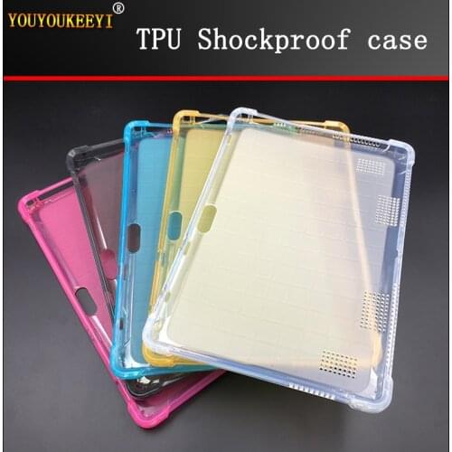 Transparent crystal TPU cover case For BMXC T900 K107 S109 10.1inch tablet Kids Safe Drop resistance Strengthen TPU case+ Gift