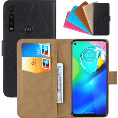 Luxury Wallet Case For Motorola Moto G Power PU Leather Retro Flip Cover Magnetic Fashion Cases Strap