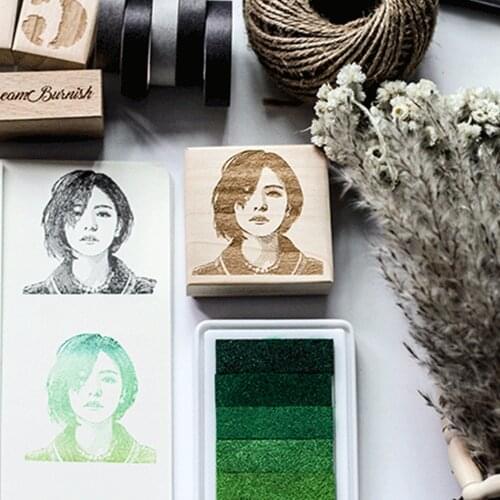 DIY Personalized Custom Photo Stamp Selfie Portrait Stamp Girlfriend Boyfriend Valentines Day Birthday Gift Chop Seal With Ink
