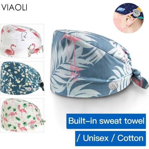 Viaoli men women high quality Cartoon animation scrub cap Medico Beauty salon cap gorros quirofano mujer pet shop cap Dust cap