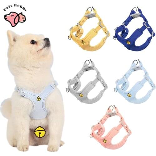 Dog Harness For Small Dogs Cat Anti-bite Safety Adjustable Pet Dog Harness and Leash Set Walk Harness Vest for Teddy Chihuahua