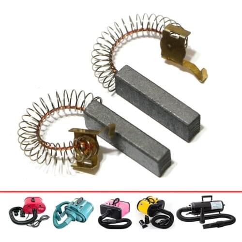 Carbon brush for pet hair dryer motor