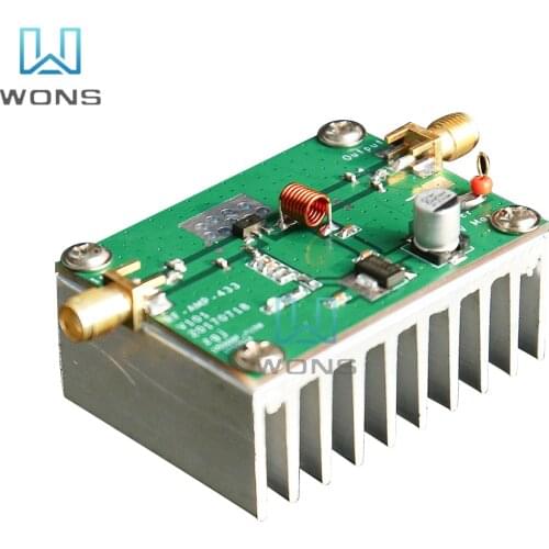 433MHz 8W High Frequency Power Amplifier Extended Range RF Power Amplifier Board RF HF High Frequency Digital Amplifiers