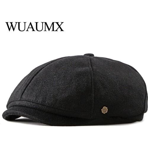 Мужские шерстяные шапки Wuaumx China At AliExpress
