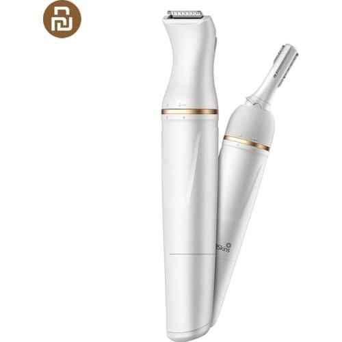 Youpin Wellskin Wet Dry Women Shaver Female Epilator Shaving Machine Lady Hair Removal Trimmer Epilator For Body Leg Underarm