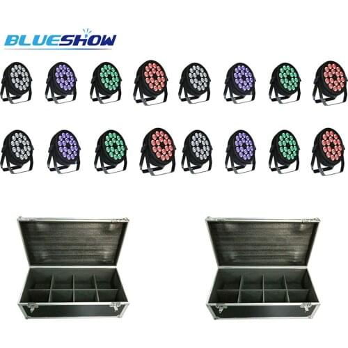 No tax 2 case 16x DJ par light RGBWA 5in1 18x12W LED Par RGBW 4in1 18x10w Disco Par Light RGBWAUV 6in1 18x15w dmx par light