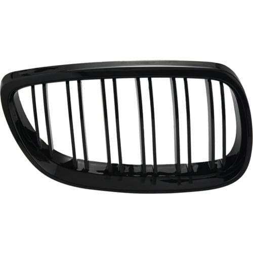 2Pcs Front Bumper Kidney Twin Fins Sport Grill Grille for BMW E92 E93 M3 2006-2009 08-13 3-Series M3(E92/E93) 07-10 E92 2D Coupe