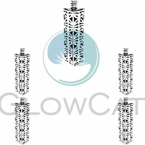 5X Hollow Butterfly Cuboid Pearl Cage Bead Cage Essential Oil Diffuser Locket Pendant Jewelry Making Oyster Pearl