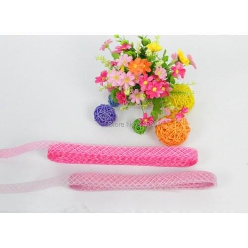Free Shipping 2cm polyester fibre Crinoline Crin cap Braid Diamond Fascinator Mesh Fabric 100 yard/lot