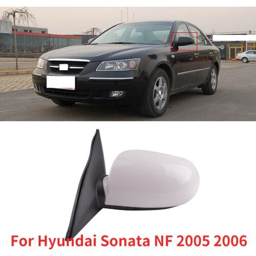 CAPQX 5/7Wire For Hyundai Sonata NF 2005 2006 Outside Rearview Mirror Side Rear View Mirror assembly