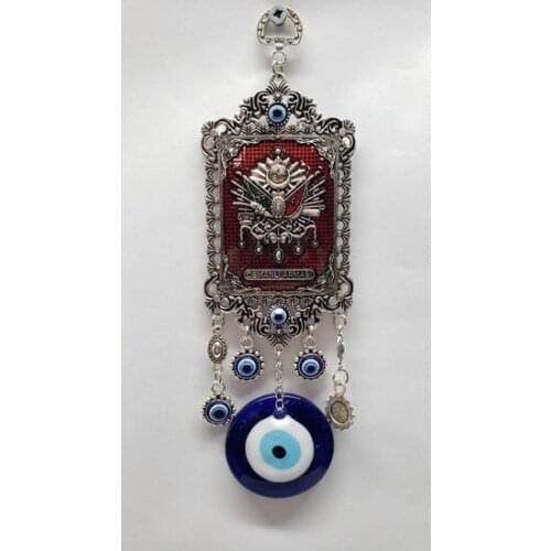 Mrç Evil Eye Ottoman Monogram Design Wall Süs'ü decorative objects Декоративные элементы Objetos decorativos