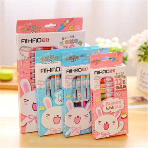 DL 68013 love stationery, oil painting, art, painting, baby crayons 12 18 colors 24 colors and 36 Stationery for office supplie