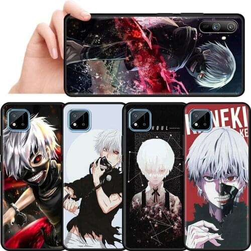 Anime Tokyo Ghouls Cell Phone Case For Realme 5 6 7 8 Pro 7i C 3 11 15 20 21 GT Neo X50 5G Mobile Phones Black Shell Coque