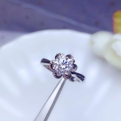 Moissanite gemstone ring with glorious light exquisite ring birthday engagement ring anniversary gift wedding ring proposal ring