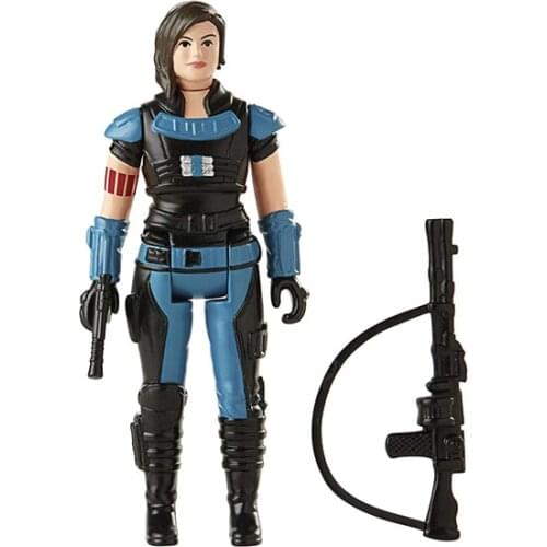 Star Wars Retro Collection Cara Dune Toy 9.5-cm-scale The Mandalorian Action Figure Toys for Children