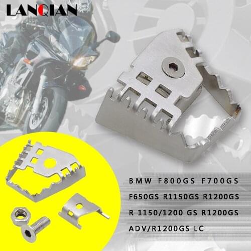 Motorcycle rear Foot Brake Lever Extension Rear Brake Peg Pad Enlarge Extender Accessories For BMW R1200GS ADV/R1200GS LC parts