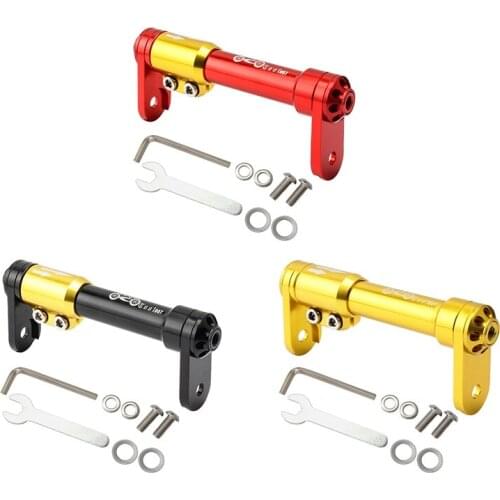 MUQZI Folding Bike Easy Wheels Extension Bar Aluminum Alloy Easy Wheel Extender for Brompton Folding Bike