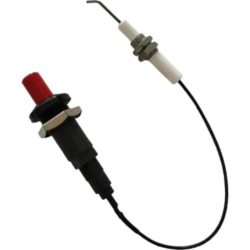 Piezo Spark Ignition Set With Cable 30 cm Long Push Button Grill Stove Kitchen Lighters Home Appliance Accessories