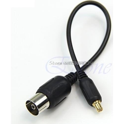 IEC to MCX Antenna Pigtail Cable Adapter Connector For USB TV DVB-T Tuner New R06 Whosale&DropShip