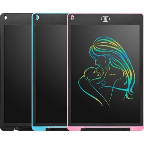 12 Inch LCD Tablet Childrens Sketchpad Color Handwriting With Lock Button Childrens Intelligent Graffiti Painting Tablet