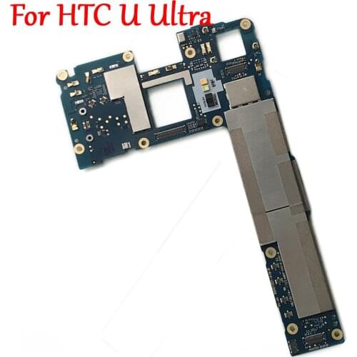 Full Work Unlock Mobile Electronic Panel Motherboard Main Board Circuits Flex Cable For HTC U Ultra 64GB Global Firmware