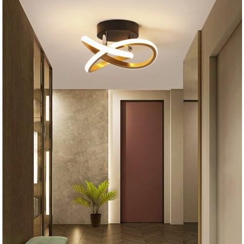 Home Corridor Porch Channel Ceiling Lamp Modern LED Ceiling Light Minimalist Balcony Aisle Lamp Nordic Ins Wind Cloakroom Lamp