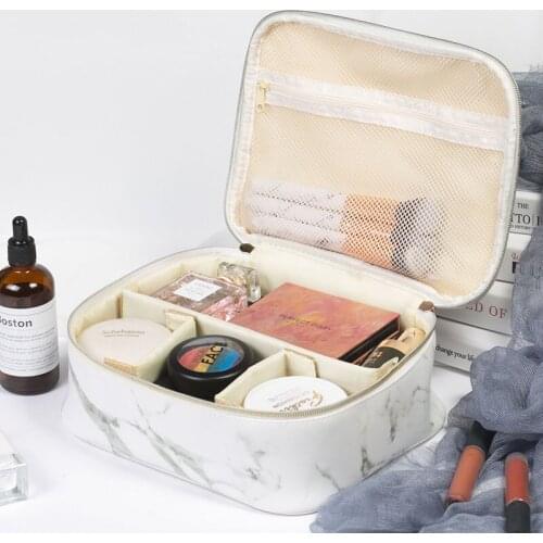 Manufacturers Direct Selling Marbling Cosmetic Bag Makeup Tool Portable Cosmetic Bag Cross Border