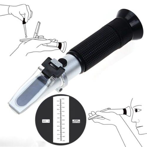 Refractometer sugar meter saccharimeter measure sweetness salinometer cutting fluid density Concentration meter 0-32% Brix
