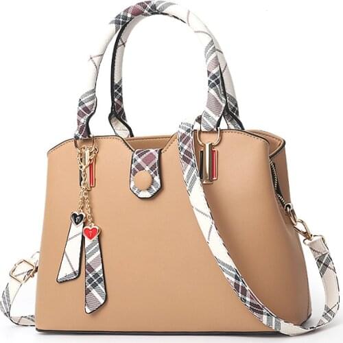 Newest Luxury Women Large Capacity Top-Handle Bag PU High Quality Fashion Female Casual Tote Handbag Leather Ladies Shoulder Bag