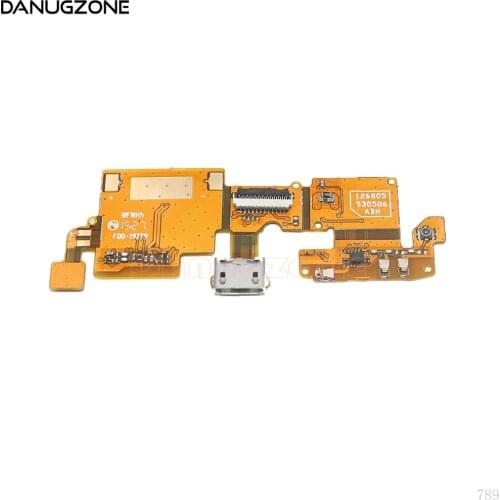 USB Charging Port Dock Plug Socket Jack Connector Charge Board With Microphone Flex Cable For ZTE Blade V6 / Blade X7 / Blade D6