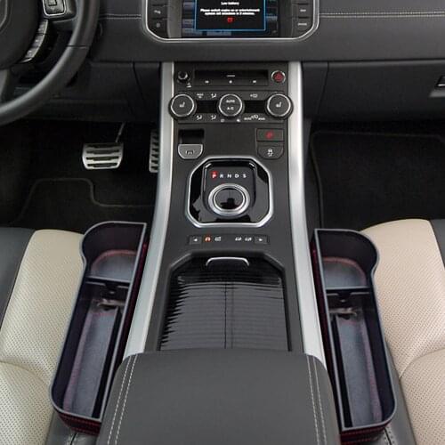 Car Seat Clearance Storage Box Car Seat Gap Organizer Innovative Leather Auto Phone Bottle Cup Holder For Car Auto Interior