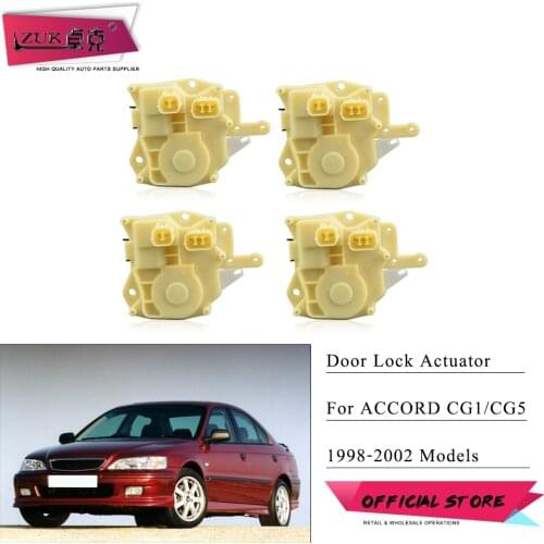 ZUK 4PCS For HONDA CIVIC 01-05 ACCORD 98-02 ODYSSEY 09-04 S2000 CRV Insight CL TL MDX Door Lock Actuator Front/Rear