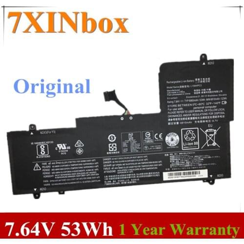 7XINbox 7.64V 53Wh Original L15M4PC2 L15L4PC2 Laptop Battery For Lenovo YOGA 710-14ISK 14IKB 15IKB 15ISK 710-11 5B10K90802