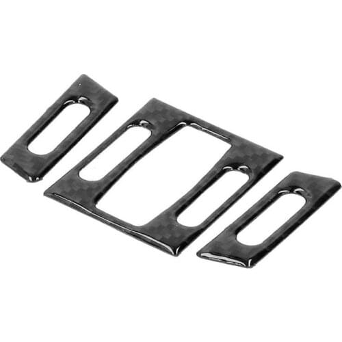 Car styling car mirror protect Carbon Fiber Interior Air Outlet Trim Cover Fit for 5 Series E60/E61 2004‑2010 Car