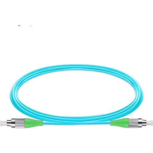 Free Shipping 5PCS/lot FC/APC -FC/APC OM3 Fiber Optic Patch Cord 10G 50/125 Fiber Cable1M 2M5M Multimode Simplex Optical Jumper