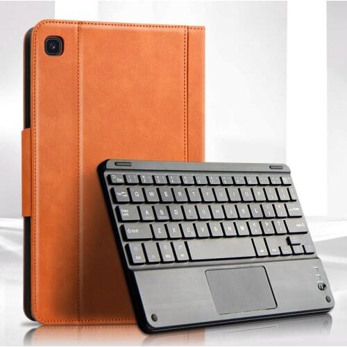 Case For Samsung Galaxy Tab S6 Lite 10.4" 2020 P610 P615 Wireless Bluetooth Keyboard PU Leather Tablet Protect Cover Coque+Pen