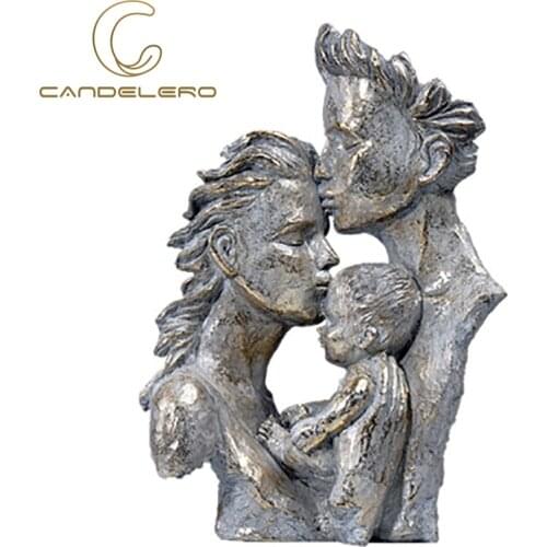 Ornaments Home Decor Sculpture Modern Art Decorative Sculptures For House Room Desk Decoration Modern Art Hand Statues Abstract