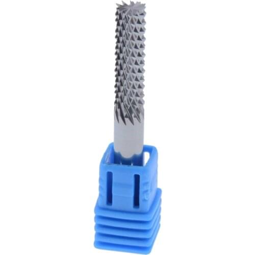 1Pcs Router Bit 6.35x25mm Engraving Cutter Bit Cnc Rotary File Disc Corn Milling Pcb Router Wood cutting tool