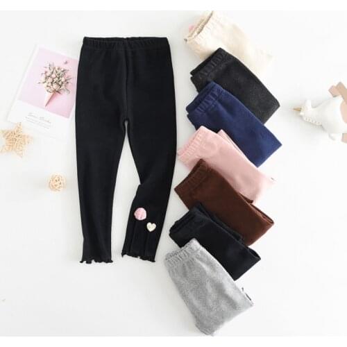 Leggings for Girls 2-8y cotton face cartoon trousers childrens clothes fashion kids leggings