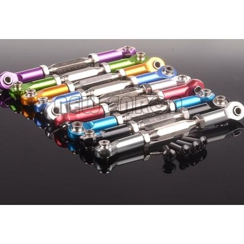 NEW ENRON Metal 2P 101238+101211 Adjustable Front/Rear Servo Link Tie Rod For RC Car HPI 1/10 Truck Bullet ST MT 3.0 Flux Upgrad