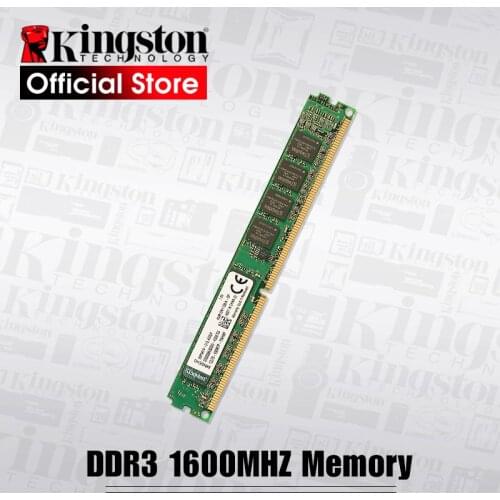 Kingston Intel DIMM Motherboard Memory 1600MHz DDR3 (PC3-12800) 240 Pin 2GB 4GB 8GB Memoria RAM For Desktop PC