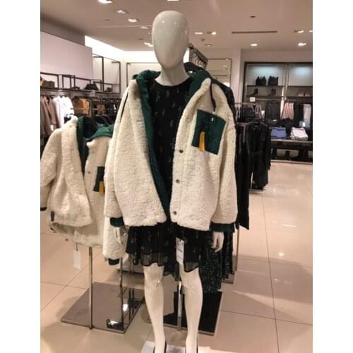 The new 2021 Autumn and winter Lambs wool coat Upset to keep warm In the long Coat cotton-padded jacket