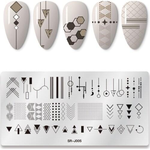 Nail Stamping Plates Lace Flower Animal Pattern Nail Art Stamp Stamping Template Image Plate Stencil Nails Tool