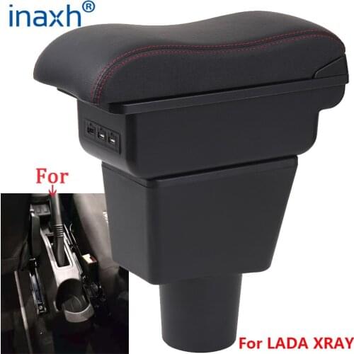 For LADA XRAY Armrests box central storage box Retrofit parts Car Armrest Accessories Easy to install