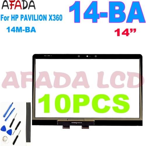 10PCS 14.0'' Touch Digitizer Replacement for HP PAVILION X360 14M-BA 14-ba Series Touch Screen Panel not LCD