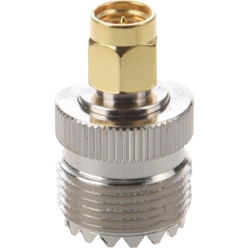 UHF SO-239 SO239 Female to SMA Male Plug Connector Coaxial Adapter Drop shipping