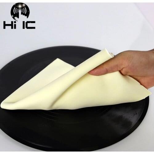 Magical LP Vinyl Record Care Suede PVA Deerskin Towels Record Cleaning Cham Towel Wash Cloth Sponge Super absorbent