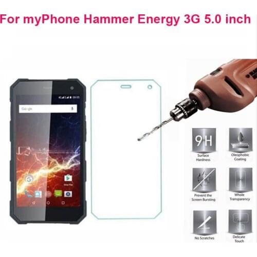 Screen Protector For myPhone Hammer Energy Glass Original Tempered Glass SmartPhone Film for myPhone Hammer Energy 3G 5.0 inch